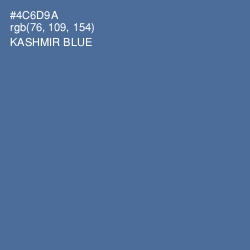 #4C6D9A - Kashmir Blue Color Image